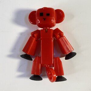 Stikbot Red Monkey Animation Figure with Suction Cups